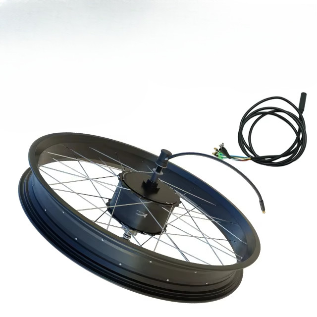 40 Fat Tire Wheel Hub Motor 48V 1000W Ebike Engine with 80mm Wide Rim Rear Drive Brushlees Gear Moto