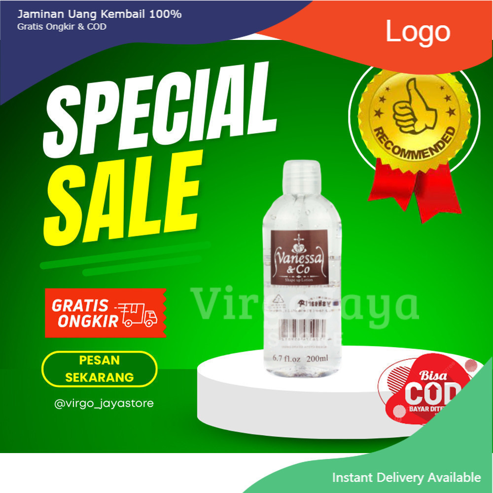 Produk NEW Murah Vanessa & Co Lubricant 200 Ml Japan - Pelumas Pria Gel Lubricant DS