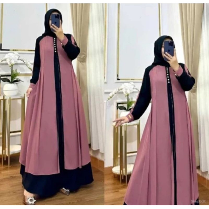 Kimmy Dress Gamis wanita trend kondangan