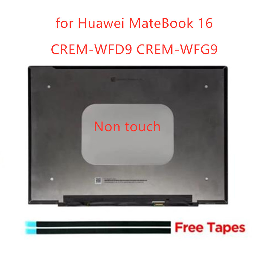 Original 16 In for Huawei MateBook 16 LCD say Tou Screen Assembly for Huawei CREM-WFD9 CREM-WFG9 LCD