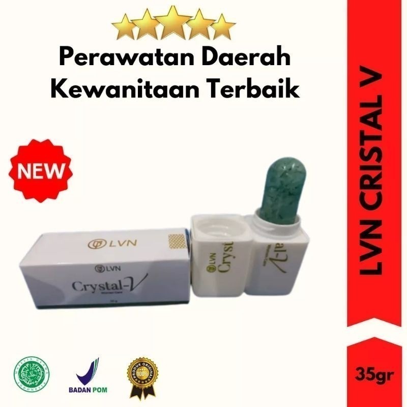 Lvn crystal-v original 100% perapat miss-V ampuh