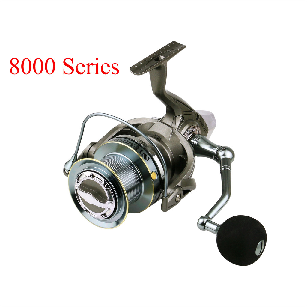 Ultra light Stainless Steel Bearing Spinning Fishing Reel 8000 9000 10000 12000 25KG Max Drag strong