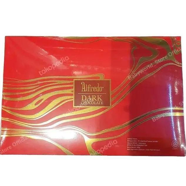 Alfredo Dark Chocolate Box Coklat Import 180gr