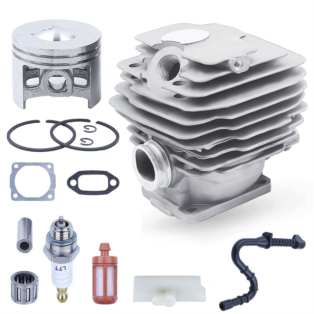 46mm Chaaw Super AV WB Cylinder Piston Gasket Kit For Stihl 028 Chaaw 1118 020 1203 w Fuel Line Filt