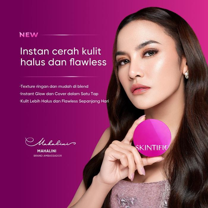 promo  -SKINTIFIC -  Cushion Series | Pink Cushion / Matte Cushion / Gold Cushion | Instant Glow Ski