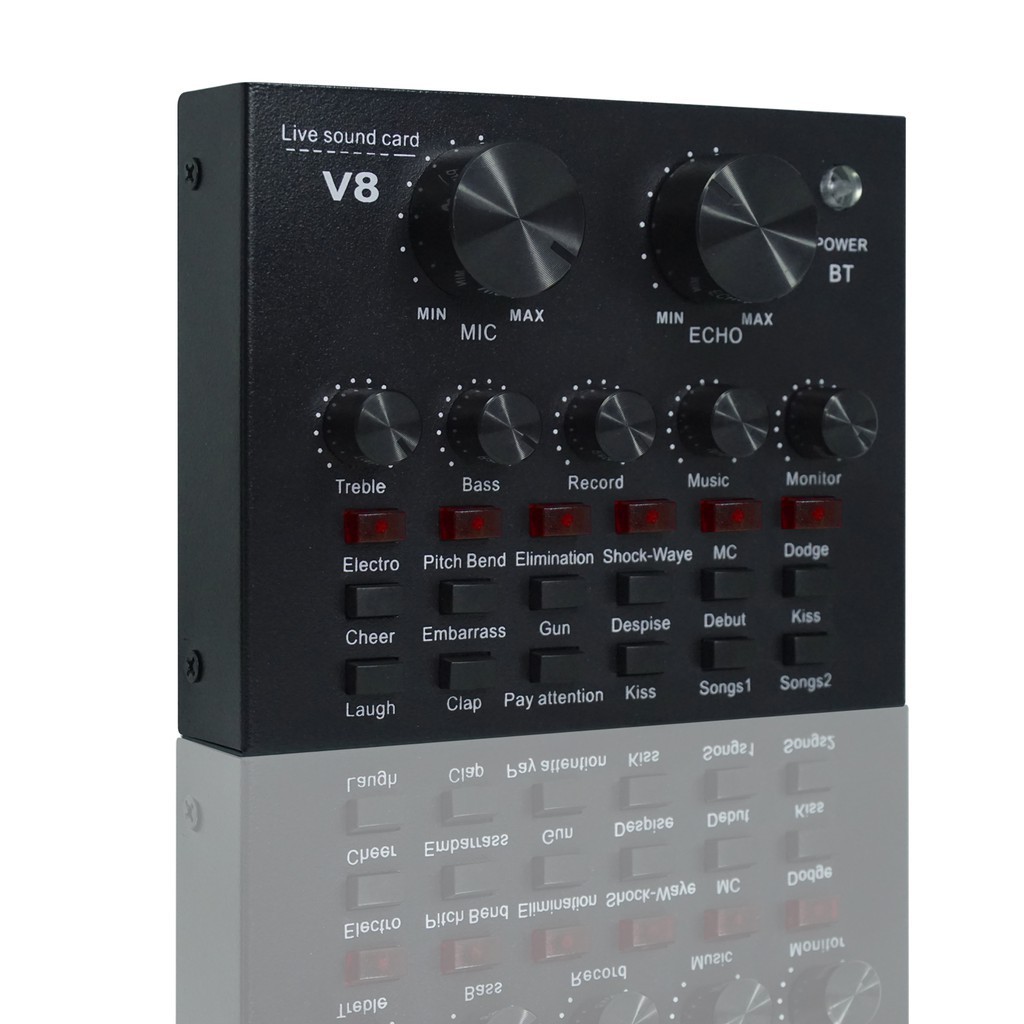 GS ALAT STUDIO Paket Lengkap Mic Condenser Podcast Full Set Microphone Condenser BM 800 + Stand + Po