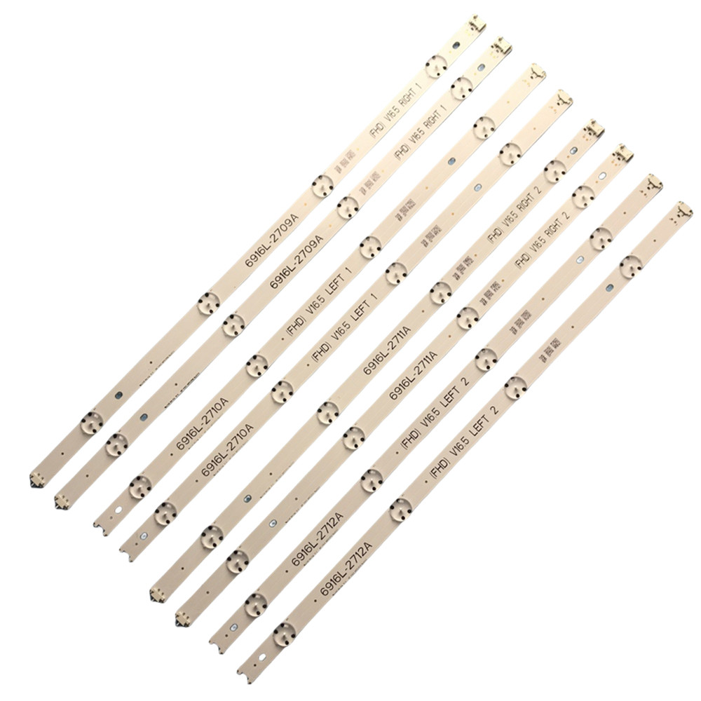 LED Backlight strip 8 Lamp For 6916L2709A 2710A 2711A 2712A 49LH590V 49LJ5100 49UH610V 49LJ510M 49 V