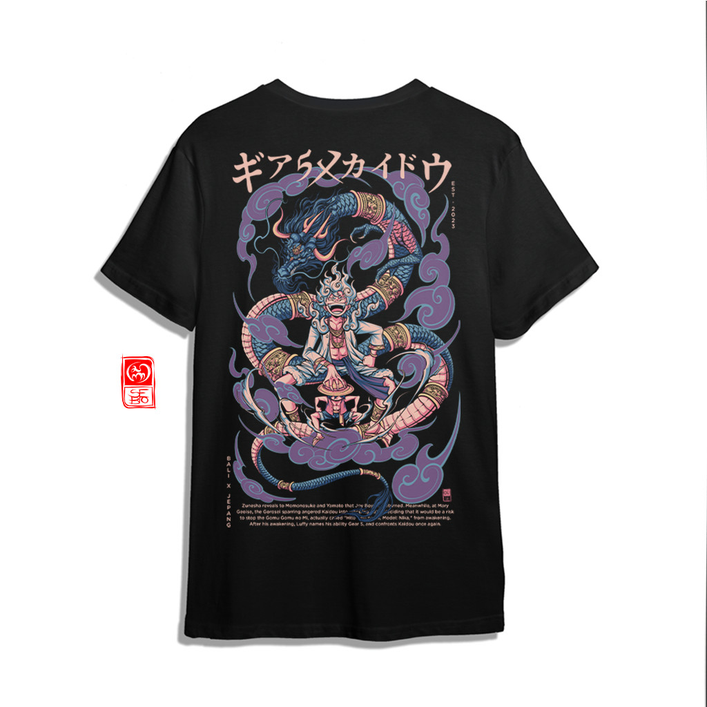 LUFFY GEAR 5 X KAIDO (LIMITED TSHIRT SENIMAN BOCAH VERSHION)