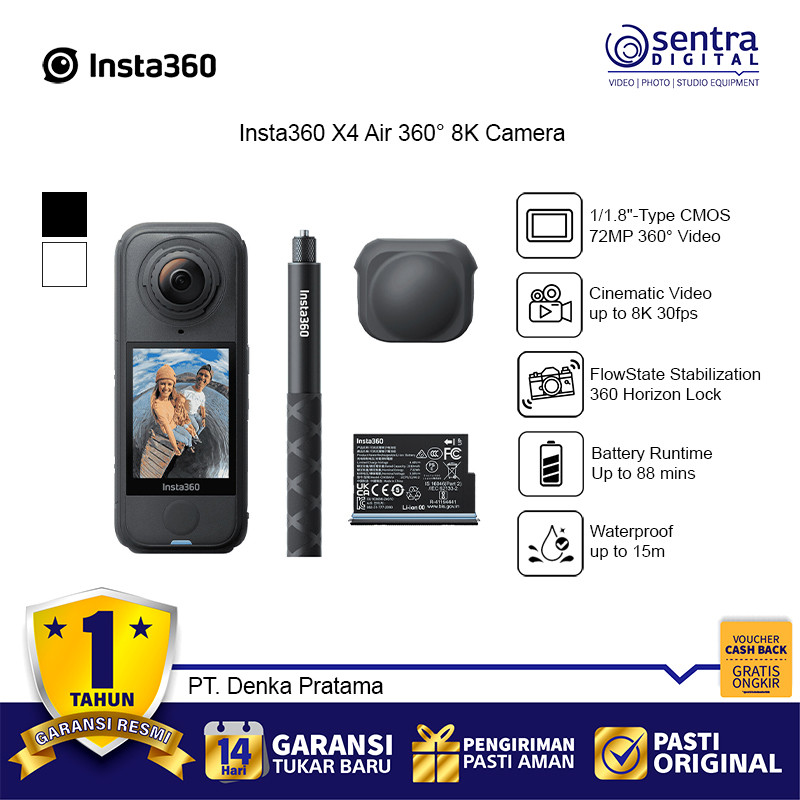 Insta360 X4 Air 8K 360° Action Camera 4K 60 fps Insta 360 Actioncam