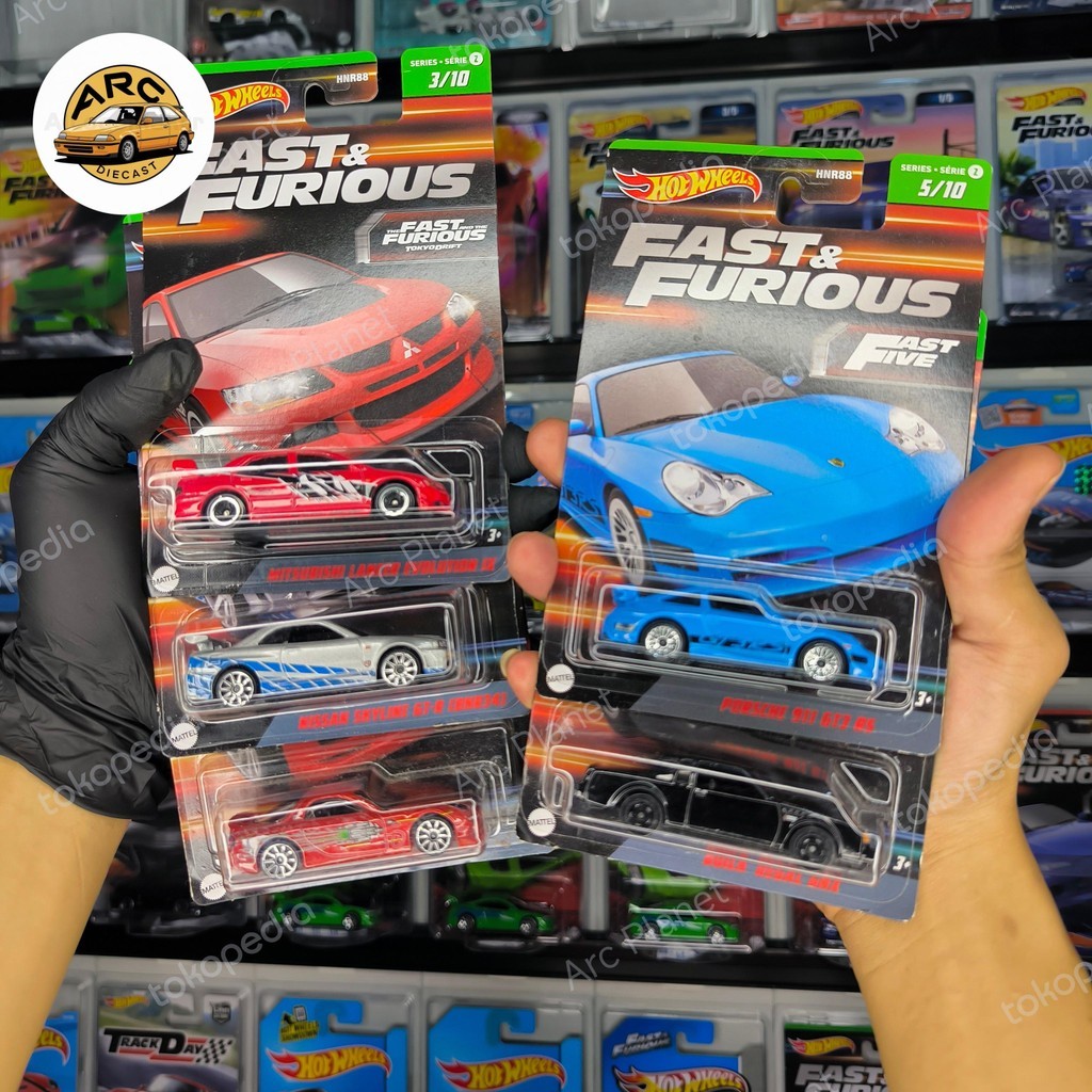 Hot Wheels Fast and Furious Wave 2 Set