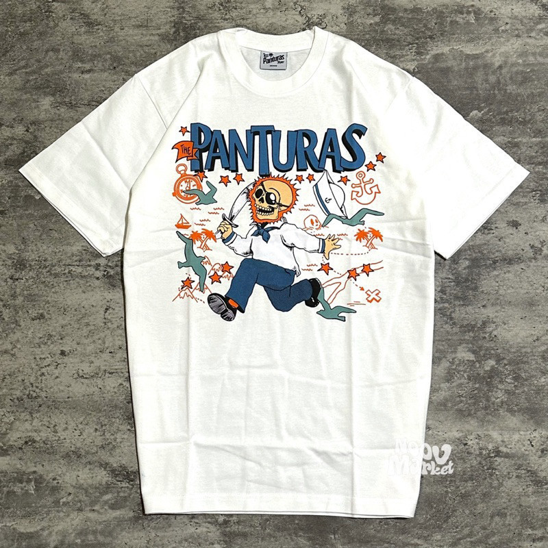 The Panturas - Conbini Pirates Tshirt - White | Original Merchandise