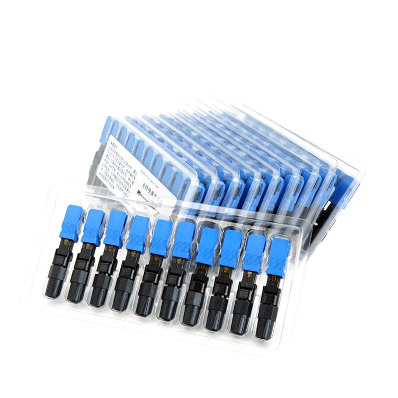 1 PCS Konektor serat optik SC UPC FTTH konektor cepat serat optik kabel FIBER OPTIK