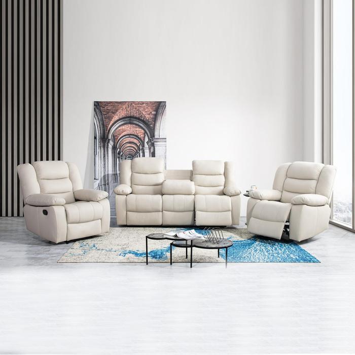 Elche Sofa Set 321 (Recliner) by Malinda Furniture