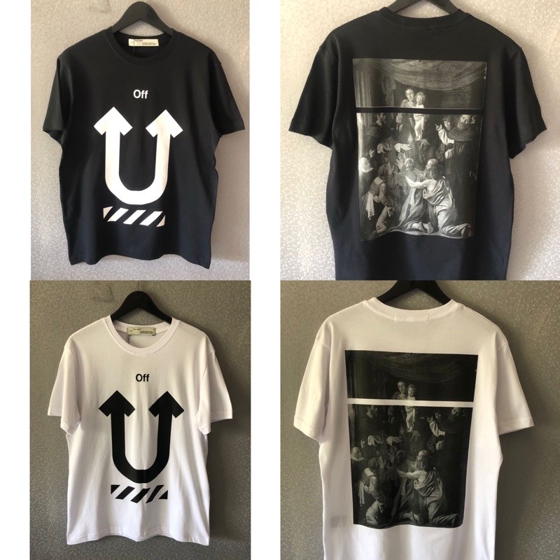 BAJU KAOS Off-white T SHIRT PREMIUM MIRROR 1:1 LIKE ORIGINAL PRIA DAN WANITA!!