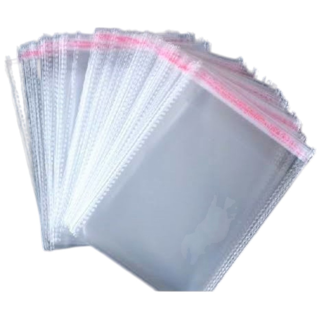 15X25 CM PLASTIK OPP SEAL 15 x 25 TEBAL 30 MICRON PLASTIK TEBAL Baju
