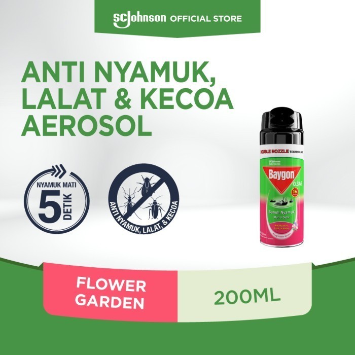 Baygon Aerosol Flower Garden  200ml