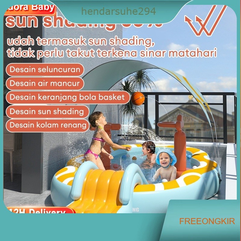 Kolam Renang Anak Perosotan Jumbo Perosotan karet untuk kolam renang anak jumbo PLAYGROUND KOLAM