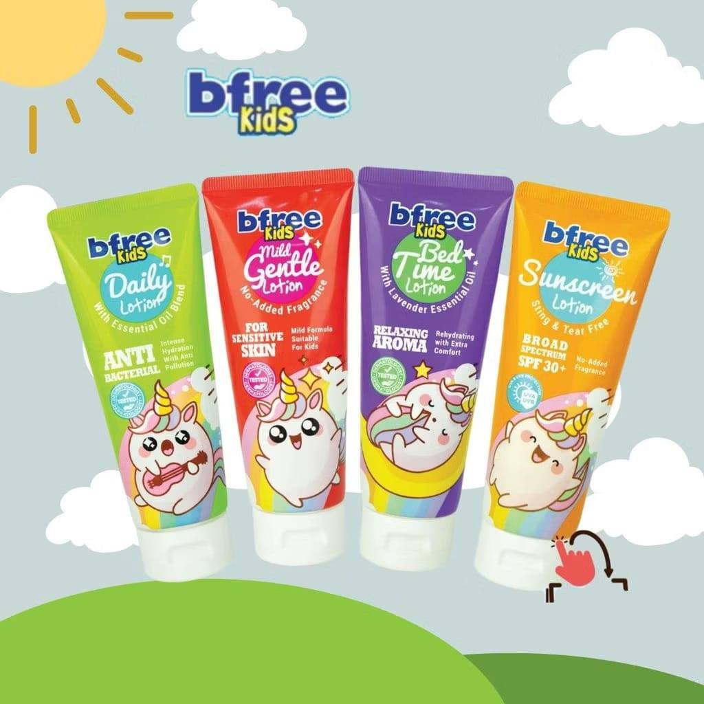 BFREE KIDS Sunscreen Lotion | Hand&Body Lotion Anak-Anak 100ml BPOM