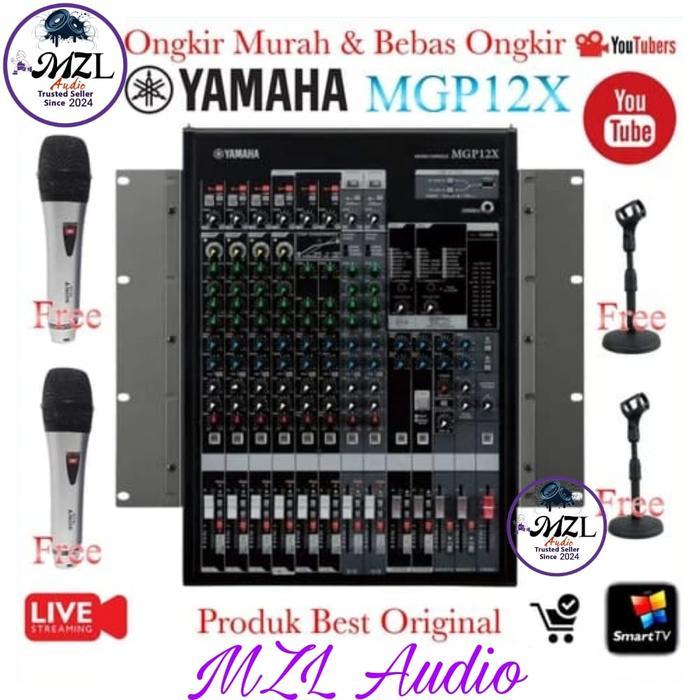 Mixer Audio Yamaha Mgp12X original 12 channel Mixing MGP 12 X perfect