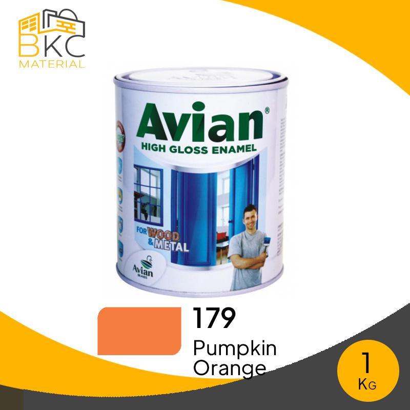 Cat Minyak Kayu dan Besi Avian Synthetic Kaleng 1 KG - 179 Pumpkin Orange