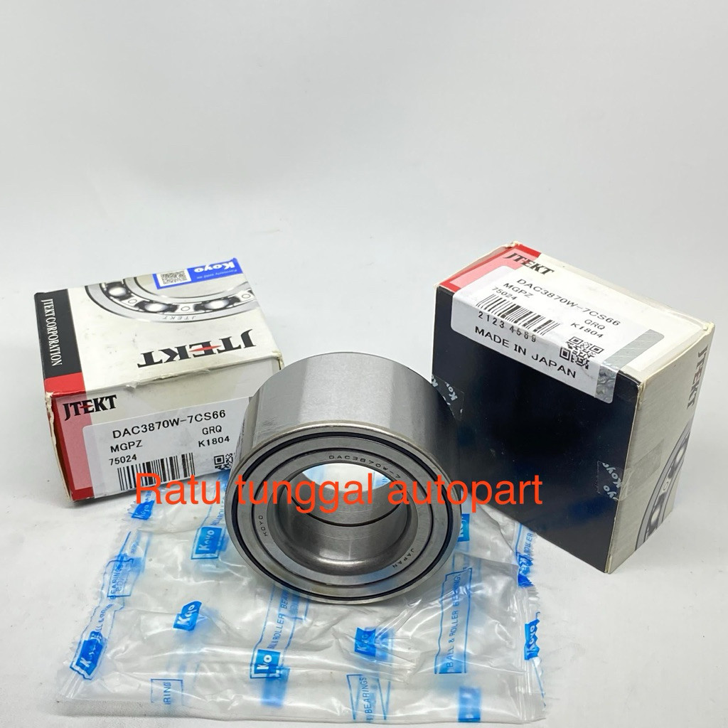 BEARING RODA DEPAN GRANDMAX GMAX LUXIO RUSH TERIOS KOYO DAC3870-W7 JAPAN NON SENSOR ABS