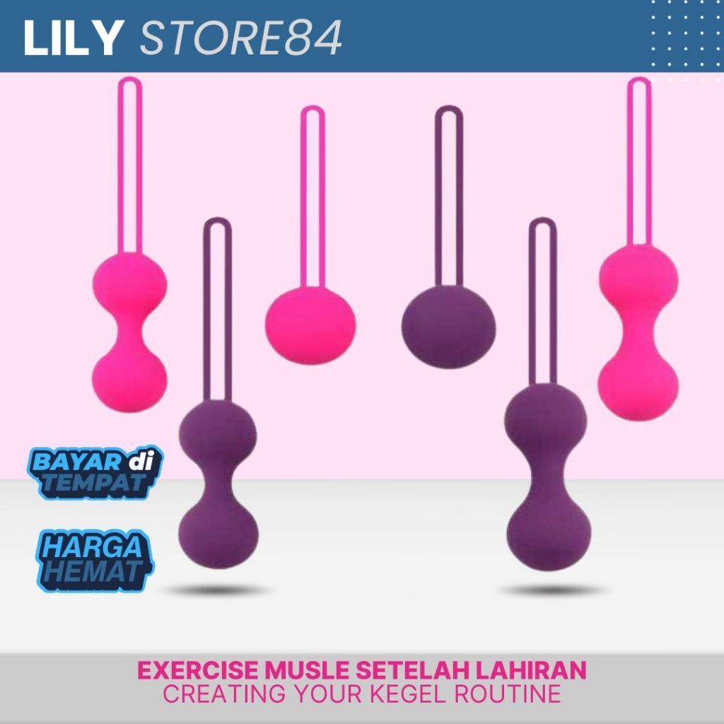 (LILYSTORE) Lilo Kegel Ball Untuk Latihan Senam Kegel  -122