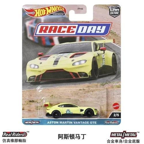 Original Hot Wheels Car Culture Race Day Kid Toy for Boy Premium Vehicle 1/64 Diecast Benz 500 Ford 