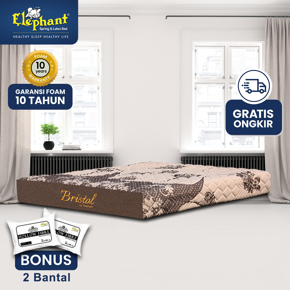 Springbed Elephant Kasur Bristol Tanpa Per / Matras Only
