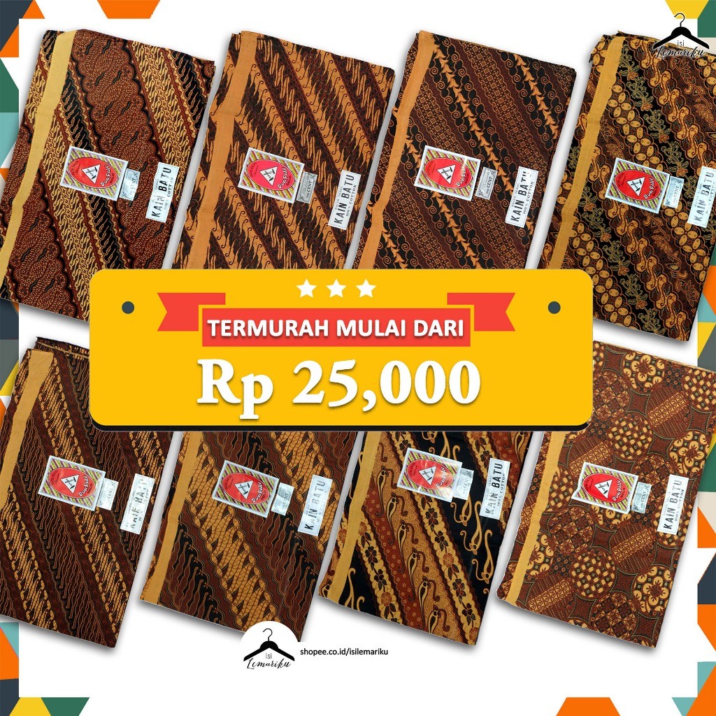 AST - Kain Batik / Kain Panjang  Solo Batik Print Jarik