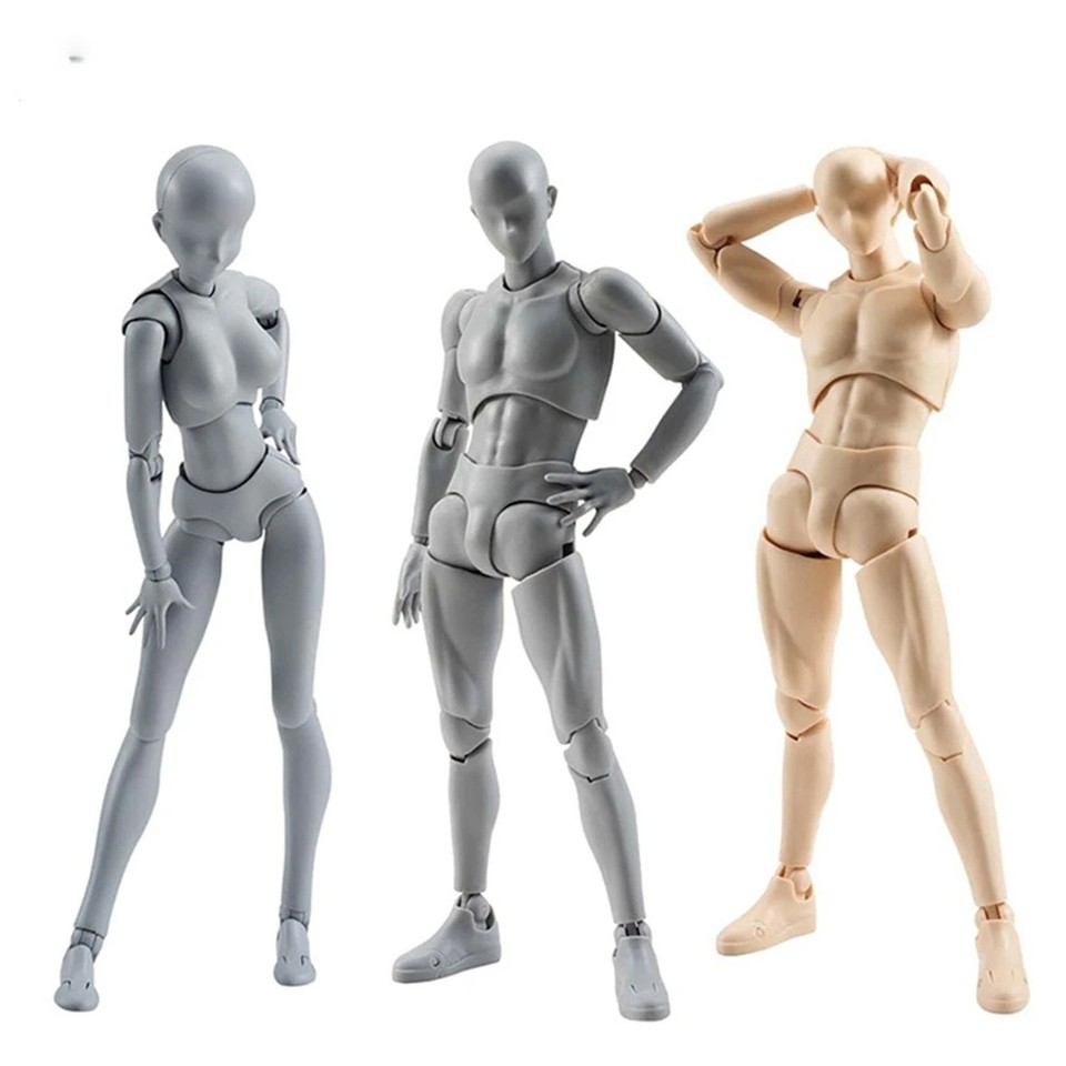 Artists Manikin Action Figure Drawing Model for Sketching Painting Drawing Human Mannequin Body Kun 