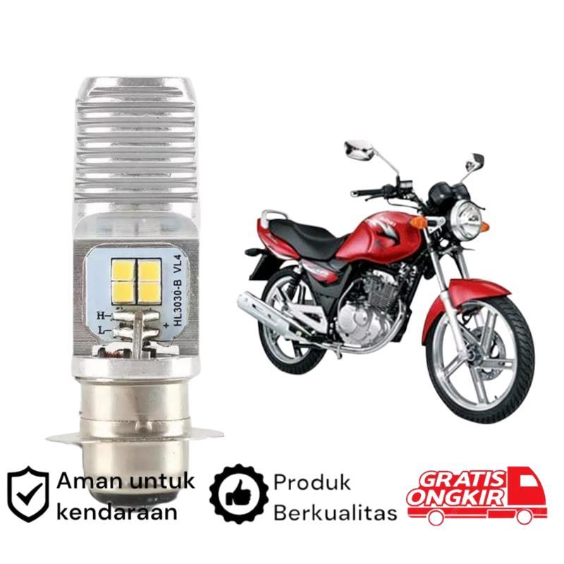 1pcs Lampu depan LED H6 6 Mata Putih terang motor Suzuki Thunder 125 Koko