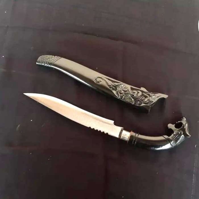 Badik asli bugis / badik kecil buat jaga diri / pisau badik baja asli tajam / pisau tajam super baja