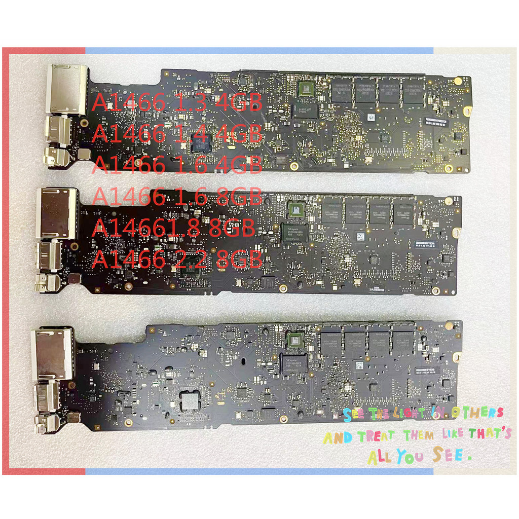 Tested Original A1466 Motherboard 2013 820-3437-A for MacBook Air 13" A1466 Logic Board 2015 820-001