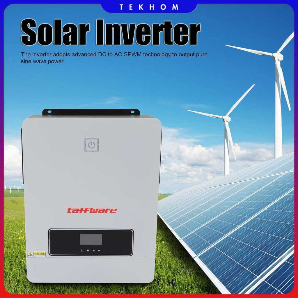 Taffware Inverter Solar Controller Hybrid DC 48V to AC 230V 10200W - MAX-10.2KW