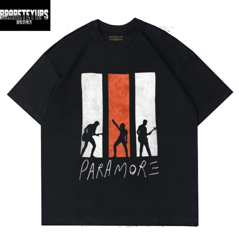 T-SHIRT - PARAMORE / KAOS MUSIK BAND PARAMORE