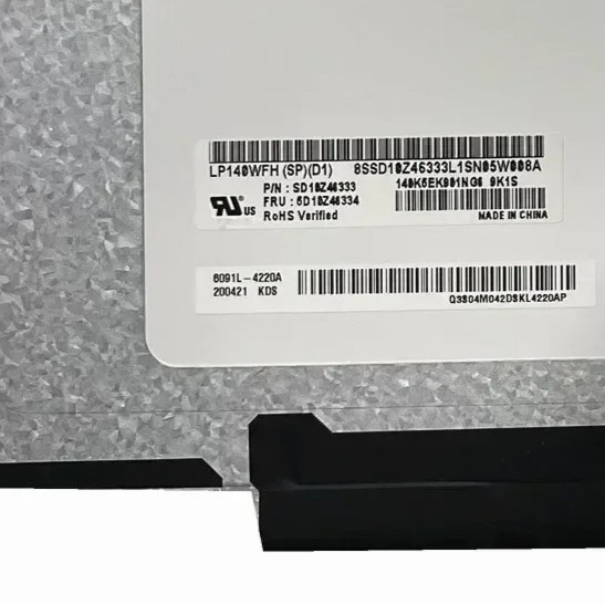 LP140WFH SPD1 say Panel Matrix N140HCA-EAC 14.0 In Laptop LCD Screen
