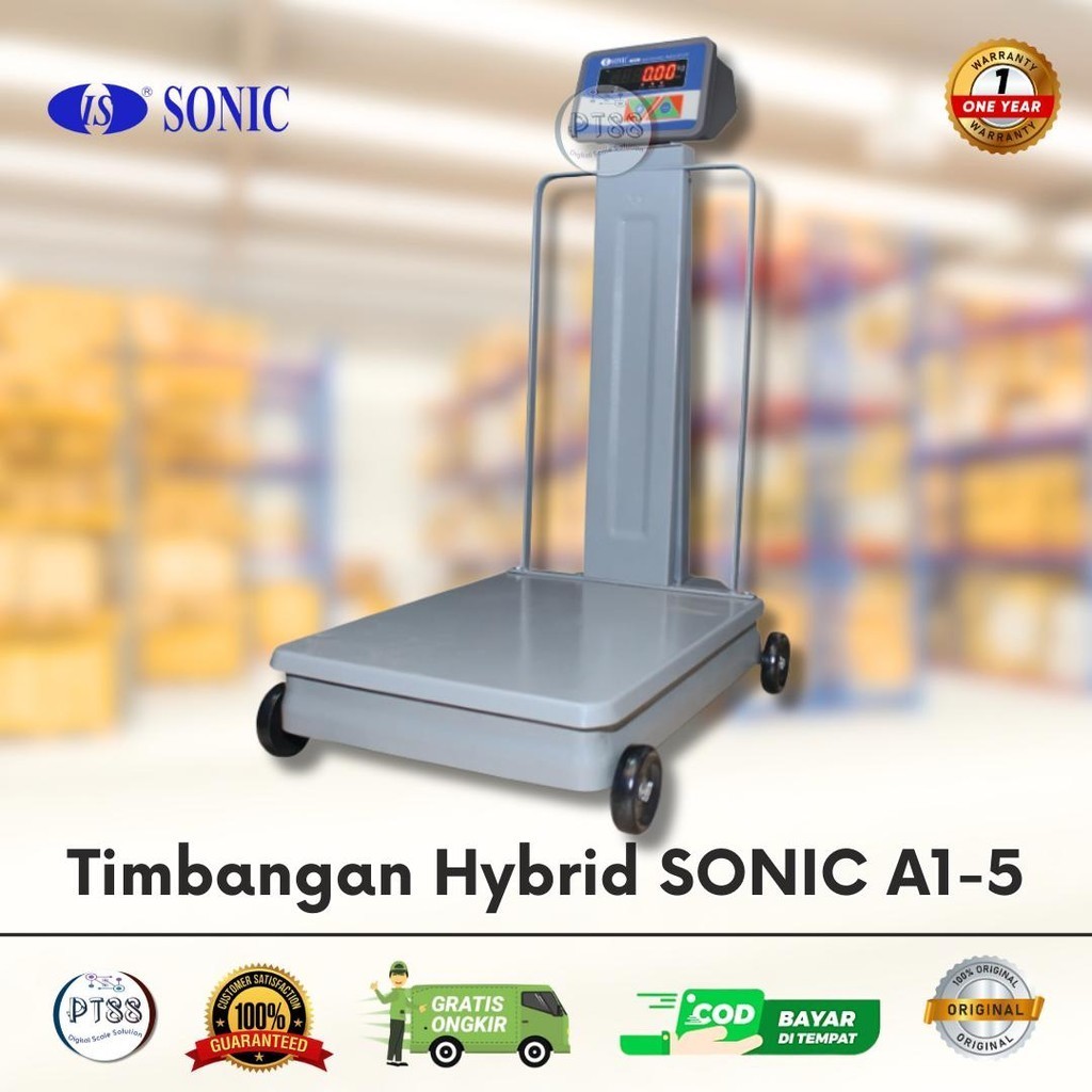 timbangan duduk digital hybrid 500kg / timbangan beras digital 500 kg Bergaransi Bergaransi