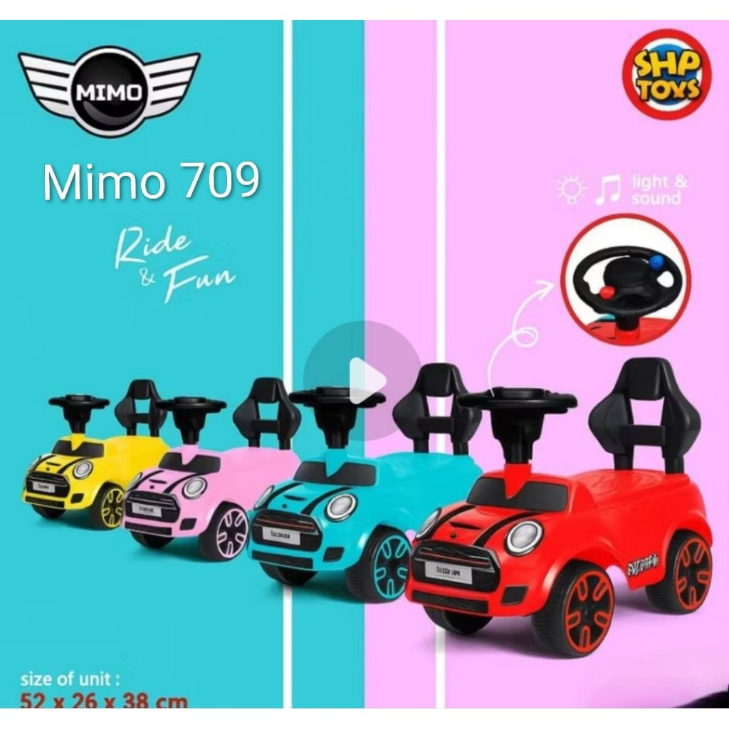 NMZSHOP Mainan mobil anak mobil mainan anak RIDE ON SHP709 SHP 709 mimo 709 mimo709 TOYS ET3108 et 3