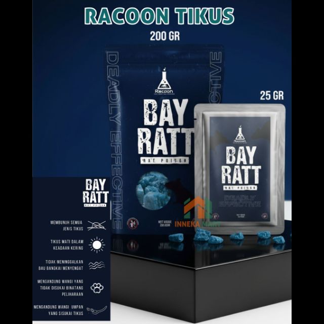 Racoon Racun Tikus Bayratt 200gr