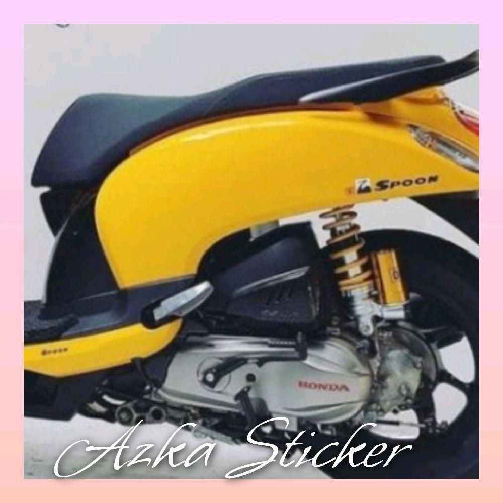 skotlet motor kuning lemon glossy stiker skotlet motor kuning tua doff kuning tua glosy