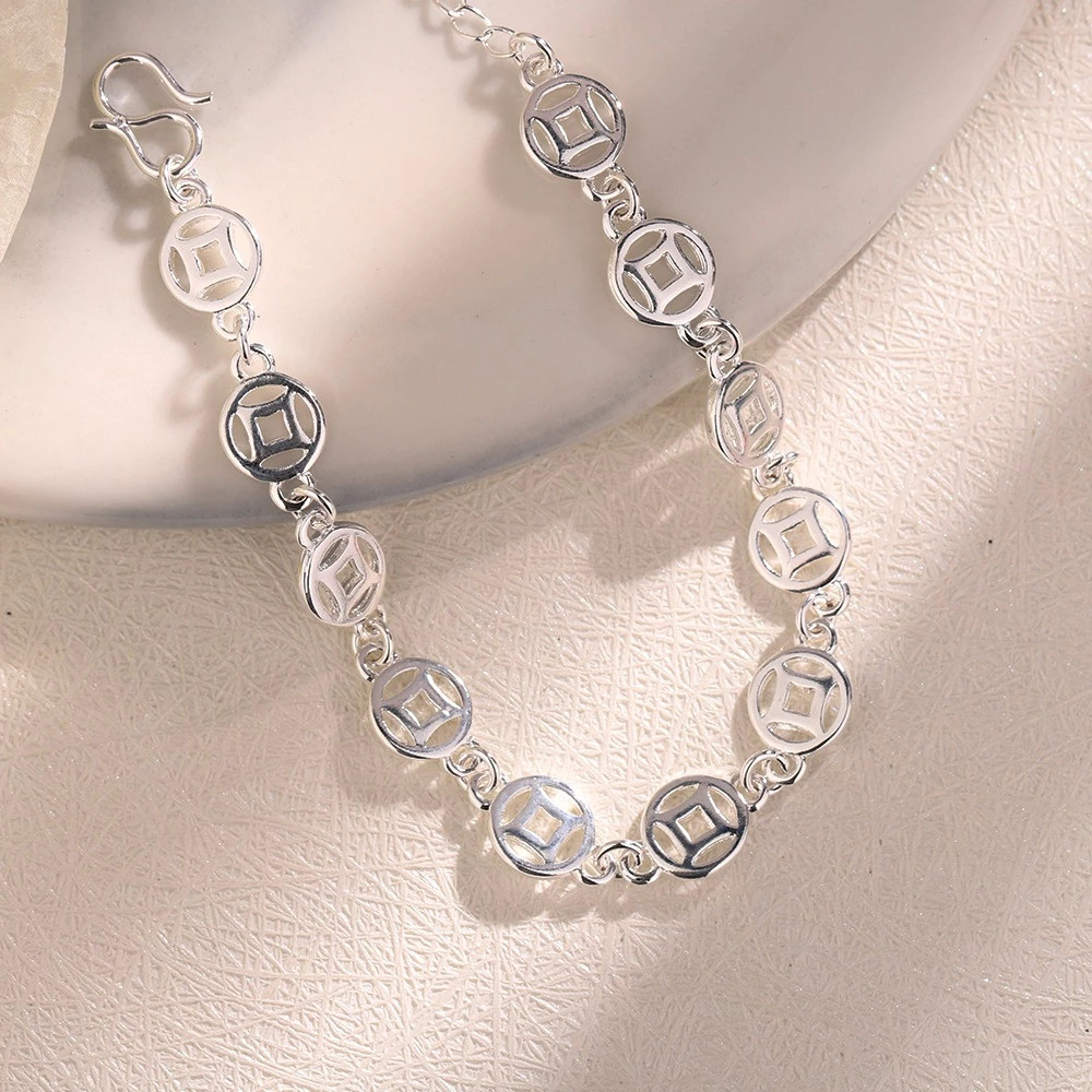 Gelang Rantai Koin Oriental Gelang Fashion Wanita Trendy