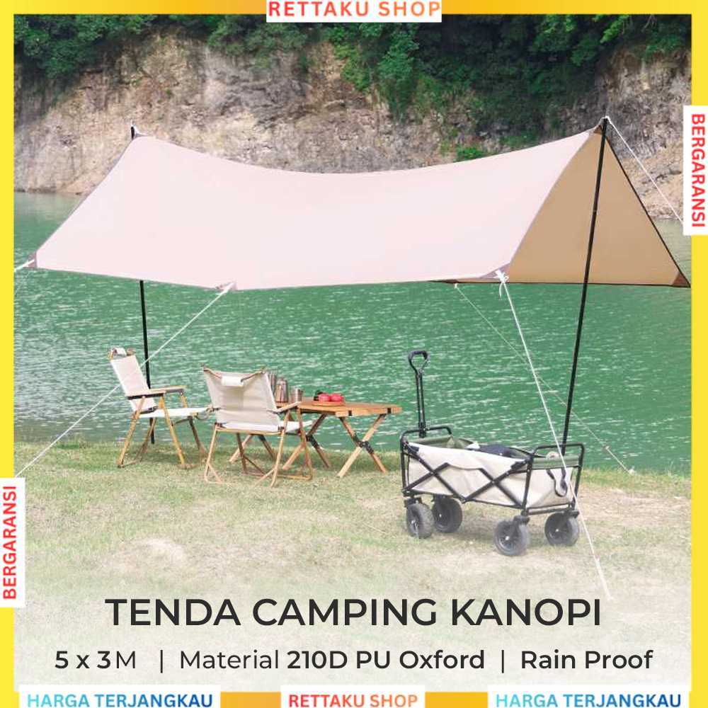 Buizel Flysheet Terpal Tenda Camping Waterproof Anti UV - B3