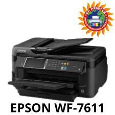 Printer A3 Epson WF 7611 Chipless infus WiFi Duflek Bordeles
