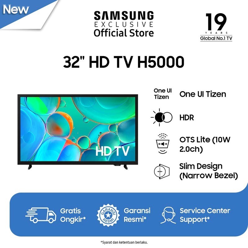 Smart TV LED SAMSUNG 32inch H5000F 32 Inch HD Tv