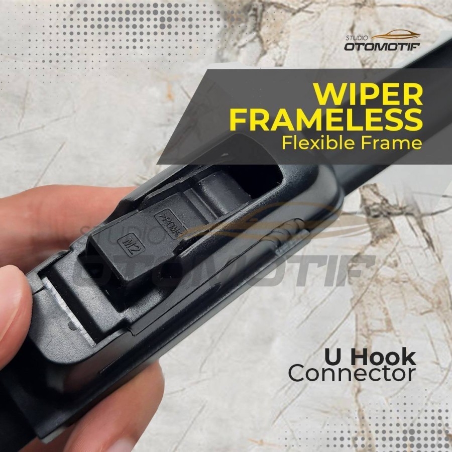 RJ Wiper L300 Colt Frameless / Wiper Mobil L300 Pisang 2Pcs