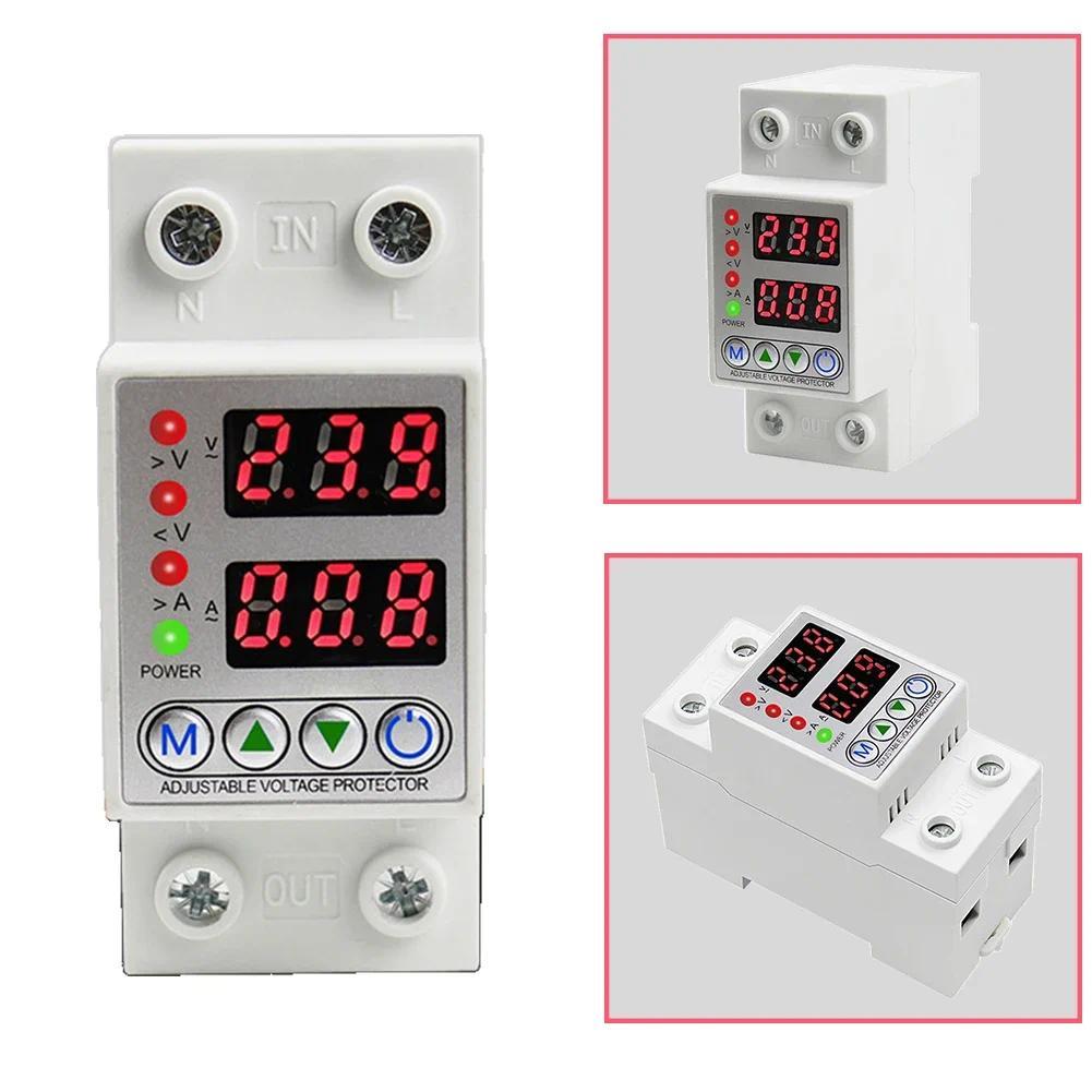 Circuit Protection Adjustable Voltage Relay Household Circuit Protector Over-current Protection Surg