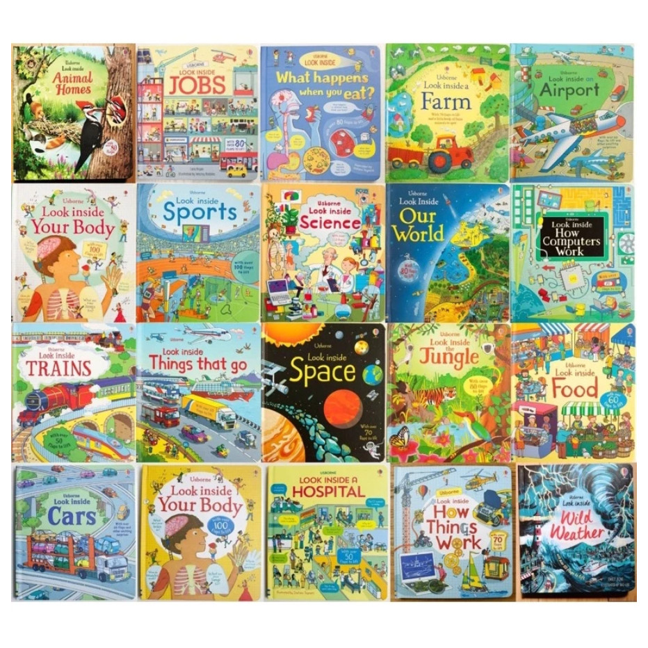 ( kasesoris77 ) Buku Look Inside Lift the Flap Boardbook / Buku Edukasi Anak Lift the Flap