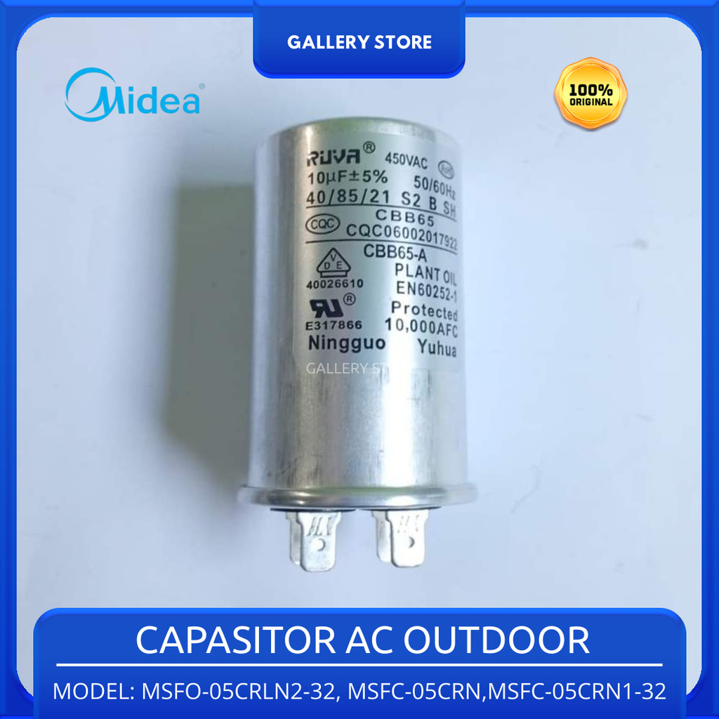 Kapasitor Outdoor AC MIDEA MSFO-05CRLN2-32 MSFC-05CRN MSFC-05CRN1-32