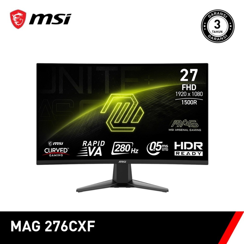 MSI Monitor LED MAG 276CXF - Curved Full HD 27"Inc