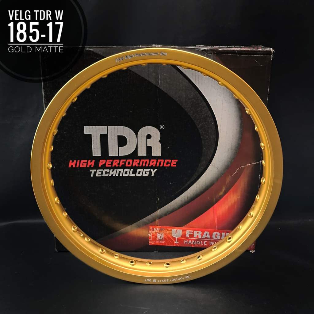 Velg Almunium TDR W  Shape 185x17 Gold Matte